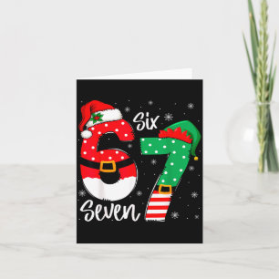Carte 67 Meme Six Seven Pour Enfants Femmes Hommes Garço