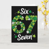 Carte 67 Meme Trèfles Fête de la Saint-Patrick 6-7 Enfan (Fleur jaune)