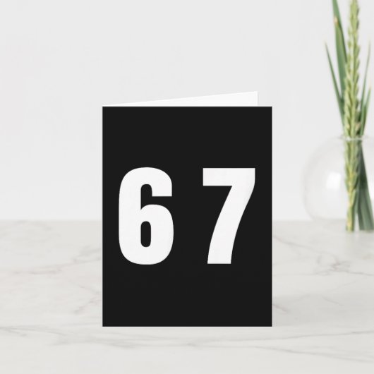 Carte 67 Numérologie (Devant)