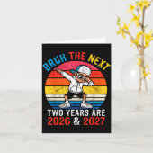 Carte 67 Nye 2026 Funny New Year's Eve Party 6 7 Meme Bo (Fleur jaune)