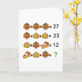 Carte 67 Opération de commande Prof de maths Thanksgivin (Fleur jaune)