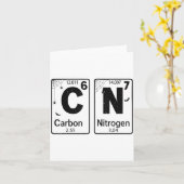 Carte 67 Periodic Table Halloween Costume Mad Scientist (Fleur jaune)