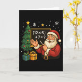 Carte 67 Prof Santa Noël Six Sept Mème Brainrot (Fleur jaune)