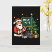 Carte 67 Prof Santa Noël Six Sept Mème Brainrot (Fleur jaune)