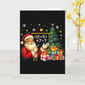 Carte 67 Prof Santa Noël Six Sept Mème Brainrot (Fleur jaune)
