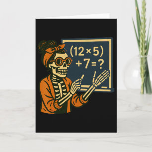 Carte 67 Professeur Halloween Squelette Six Sept Mème Ce