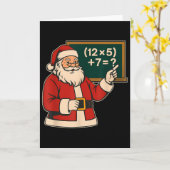 Carte 67 Professeur Noël Santa Six Sept Mème Brainrot (Fleur jaune)