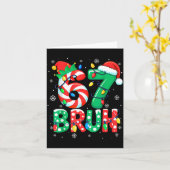 Carte 67 Six Seven Bruh Funny Christmas 6 7 Meme Men Wom (Fleur jaune)