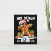 Carte 67 Six Seven Burh Christmas Gingerbread 6 7 Meme M (Devant)