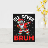 Carte 67 Six Seven Burh Funny Christmas 6 7 Meme Men Wom (Fleur jaune)