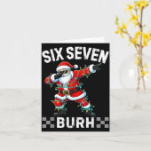 Carte 67 Six Seven Burh Funny Christmas 6 7 Meme Men Wom (Fleur jaune)