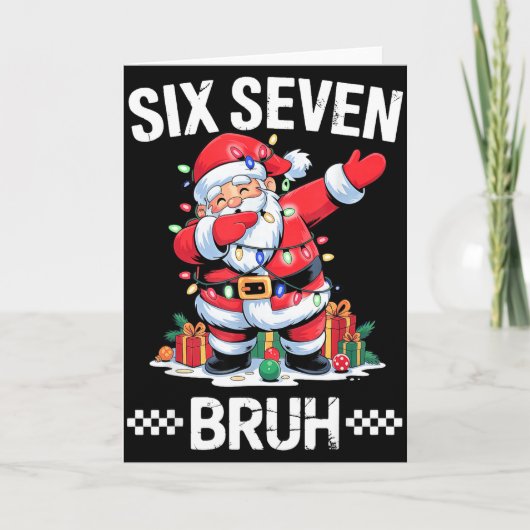 Carte 67 Six Seven Burh Noël 6 7 Meme (Devant)