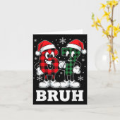Carte 67 Six Seven Christmas Bruh Funny Italian Brainrot (Fleur jaune)