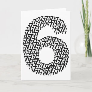 Carte 67 Six Seven Cool Conception Correspondant 6 Et 7