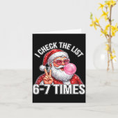 Carte 67 Six Seven Funny Christmas 6 7 Santa Meme Men Wo (Fleur jaune)
