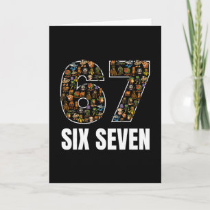 Carte 67 Six Seven Italien Brainrot Gen Alpha Argot Meme