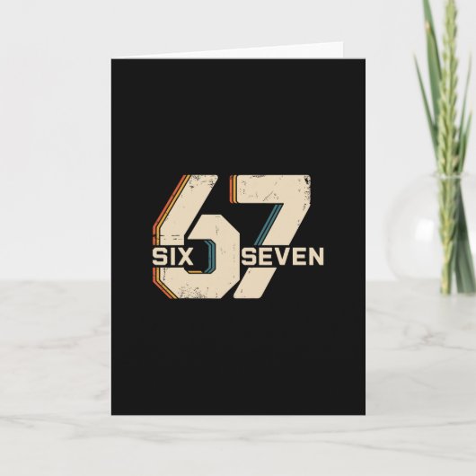 Carte 67 Six Seven Mème 1 (Devant)
