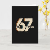 Carte 67 Six Seven Mème 1 (Fleur jaune)