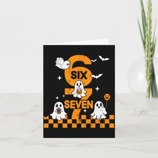 Carte 67 Six Seven Meme 6 7 Couple Matching Halloween Co (Devant)