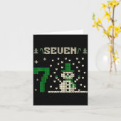 Carte 67 Six Seven Meme Snowman Christmas Couple Matchin (Fleur jaune)