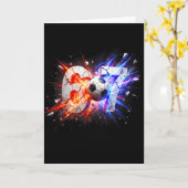 Carte 67 Soccer Six Seven 6 7 Mème 67 (Fleur jaune)