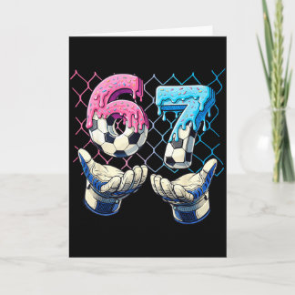 Carte 67 Soccer Six Seven Mème Enfants Football Drôle Gl