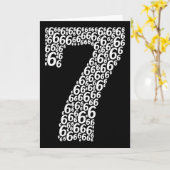 Carte 67 Soixante-Sept Conception de costume d'Halloween (Fleur jaune)