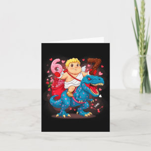 Carte 67 T-rex de la Saint-Valentin Mème Drôle Cud Six S