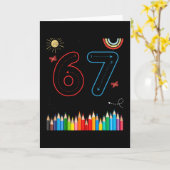 Carte 67 Tracing Drôle Mème Enseignants École Élémentair (Fleur jaune)