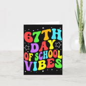 Carte 67th Day Of School Vibes  (Devant)