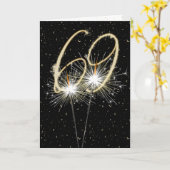 Carte 69e anniversaire du mariage (Fleur jaune)
