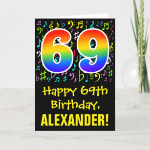 Cartes 69 Ans D Anniversaire Zazzle Be