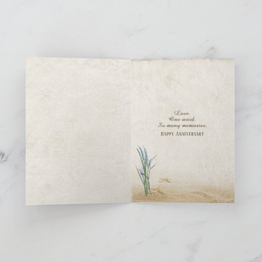 Carte 69e Anniversary Beach (Intérieur)