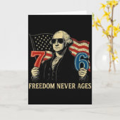 Carte 6-7 7-6 George Washington Conception de la liberté (Fleur jaune)