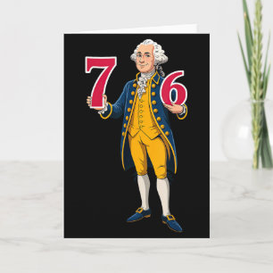 Carte 6 7 7 6 George Washington Six Sept
