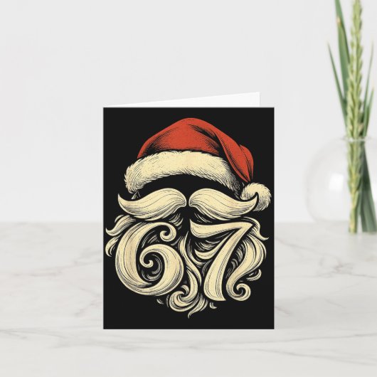 Carte 6 7 Christmas 67 Santa Six Seven Christmas Boys Te (Devant)