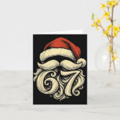 Carte 6 7 Christmas 67 Santa Six Seven Christmas Boys Te (Fleur jaune)