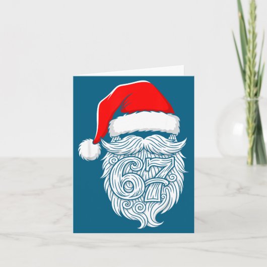 Carte 6 7 Christmas 67 Santa Six Seven Christmas Boys Te (Devant)