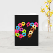 Carte 6 7 Meme Matching Love Donuts 67 Pajamas Kids Six  (Fleur jaune)