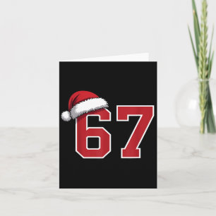 Carte 6 7 Noël 67 Père Noël Six Sept Drôle de Noël B