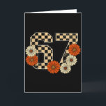 Carte 6 7 Rétro Automne Meme T-Shirt à Carreaux Hanté Pa<br><div class="desc">6 7 Rétro Automne Meme T-Shirt à Carreaux Hanté Par 67 Six Sept</div>