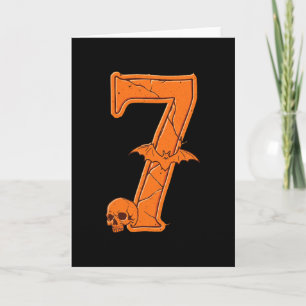 Carte 6 7 Six Sept Couple Mème Correspondant Halloween C