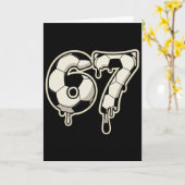 Carte 6 7 Soccer Ll Drip Graphique Six Sept Mème (Fleur jaune)