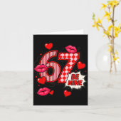 Carte 6 7 Sois Mienne Chemise Saint Valentin Mignonne Si (Fleur jaune)