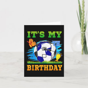 Carte 6 Ans Garçon C'Est Mon 6ème Anniversaire Thème De