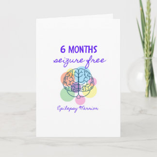 Carte 6 Mois Sans Crise Epilepsie Guerrier 