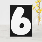Carte 6 Numéro Six Sept 67 Génération Alpha Argot T Drôl (Fleur jaune)