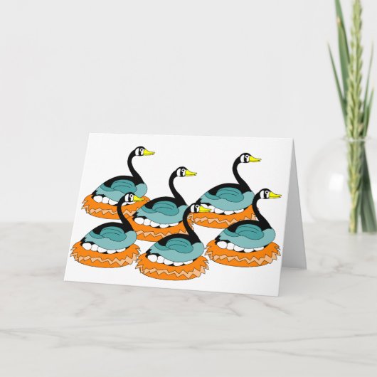 Carte 6 Oies A Lay (Devant)