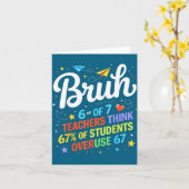 Carte 6 Out Of 7 Teachers Think 67% Of Students Overuse (Fleur jaune)