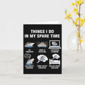 Carte 6 Things I Do In My Spare Time - Cruising Lovers  (Fleur jaune)
